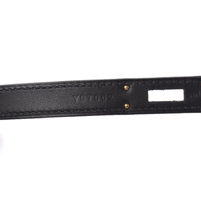 Hermes Swift Kelly Cut Clutch Pochette Black 7 of 9