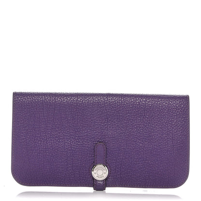 Hermes Togo Dogon Recto Verso Wallet Iris 1 of 7