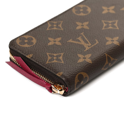 Louis Vuitton Monogram Clemence Wallet Fuchsia 10 of 11