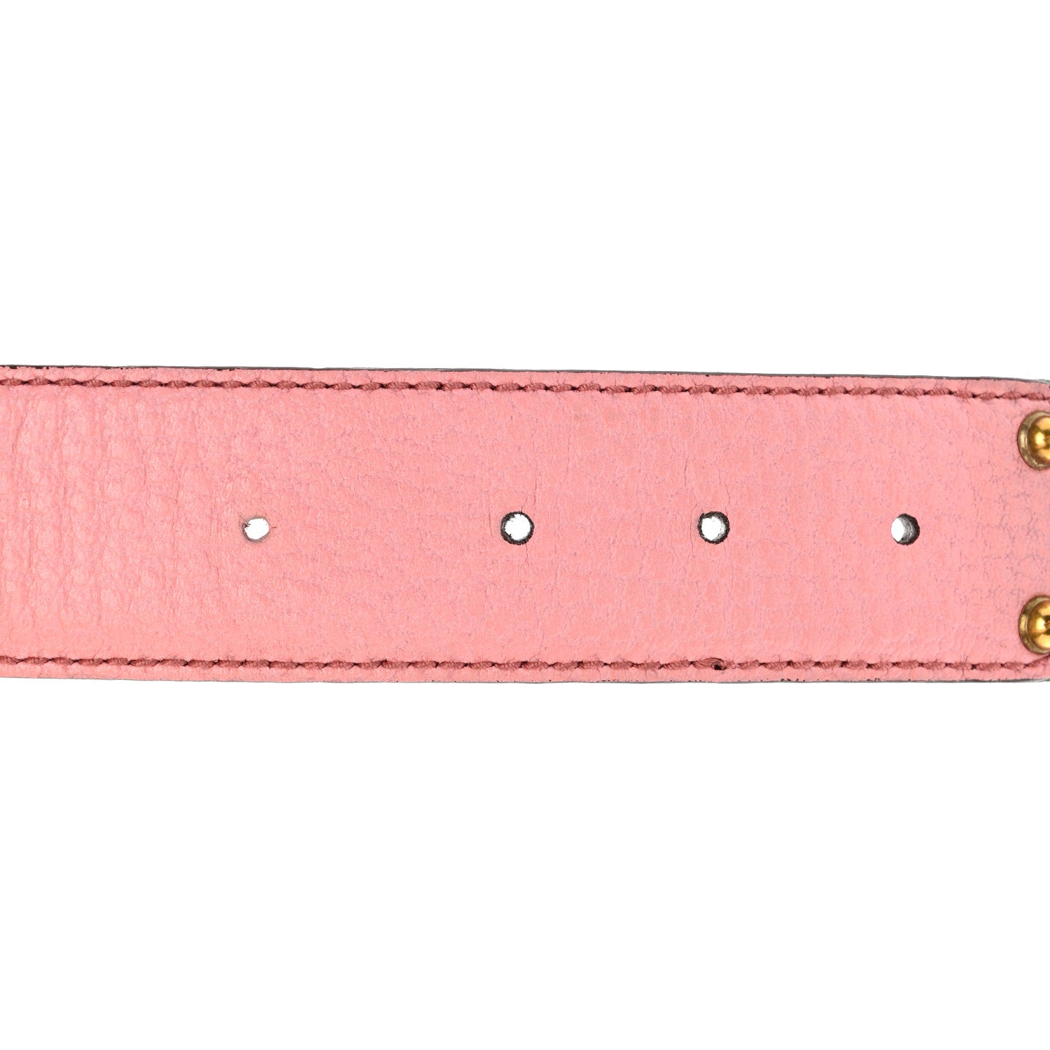 Gucci Canvas Web Interlocking G Belt 80 32 Green Pink 4 of 6
