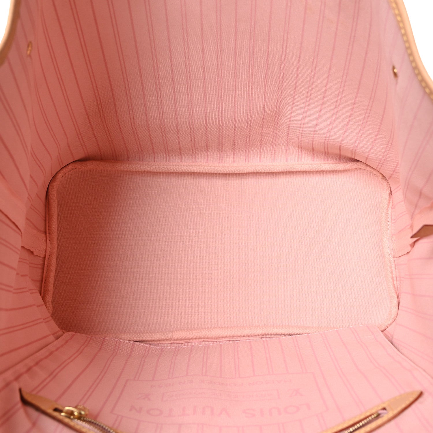 Louis Vuitton Damier Azur Neo Neverfull MM Rose Ballerine 5 of 9