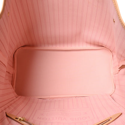 Louis Vuitton Damier Azur Neo Neverfull MM Rose Ballerine 5 of 9