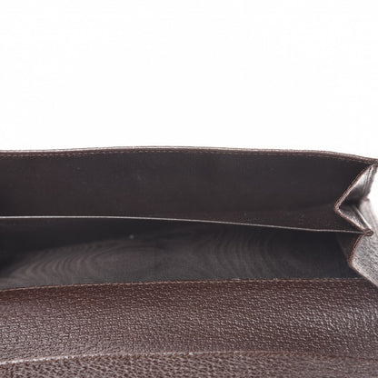Gucci Monogram Metal Bar Continental Flap Wallet Beige Ebony Dark Brown 6 of 12