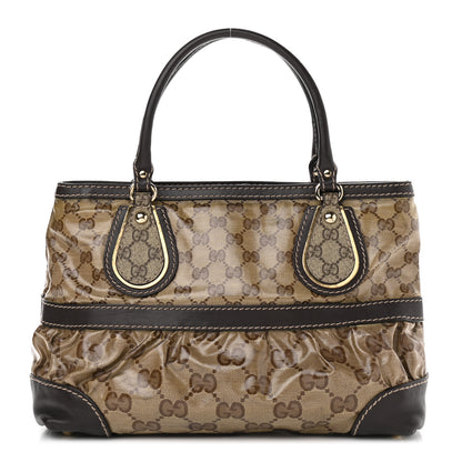 Gucci Crystal Monogram Medium Mix Tote Brown 1 of 10