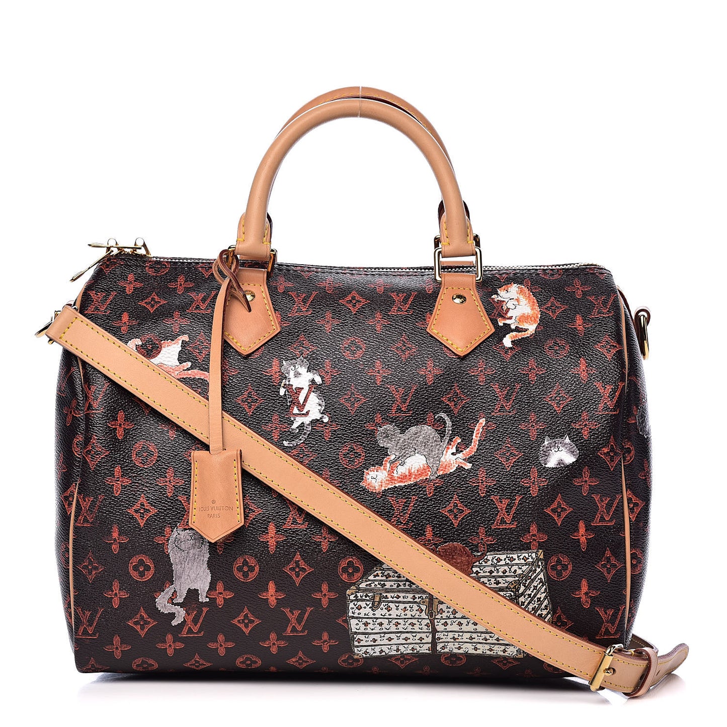 Catogram Speedy Bandouliere 30 Marron