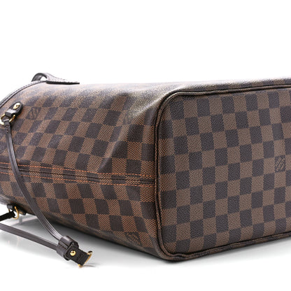 Louis Vuitton Damier Ebene Neo Neverfull MM Rose Ballerine 14 of 15