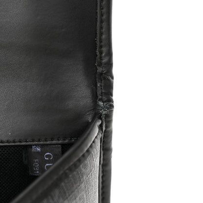 Gucci GG Supreme Monogram Web Slim Belt Bag Black Grey 11 of 19