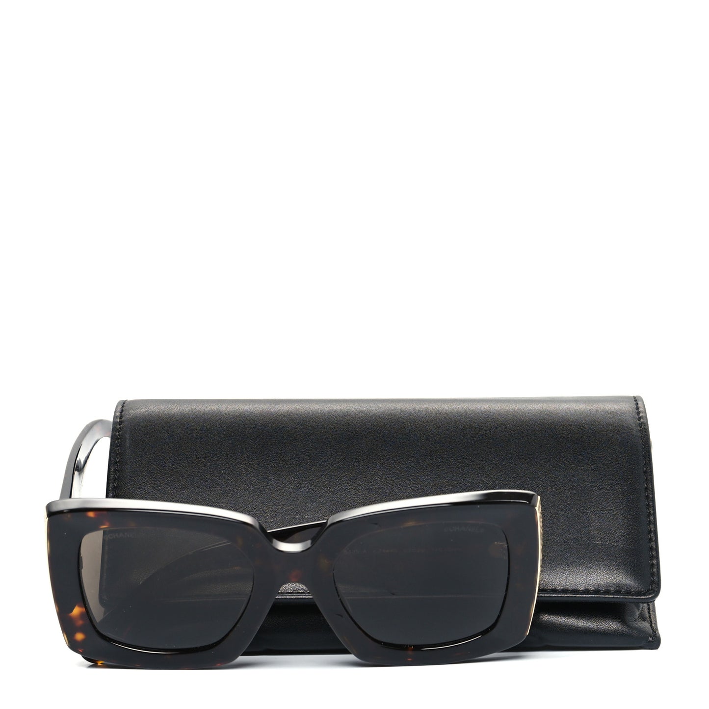 Acetate Rectangle Sunglasses 5435 Tortoise