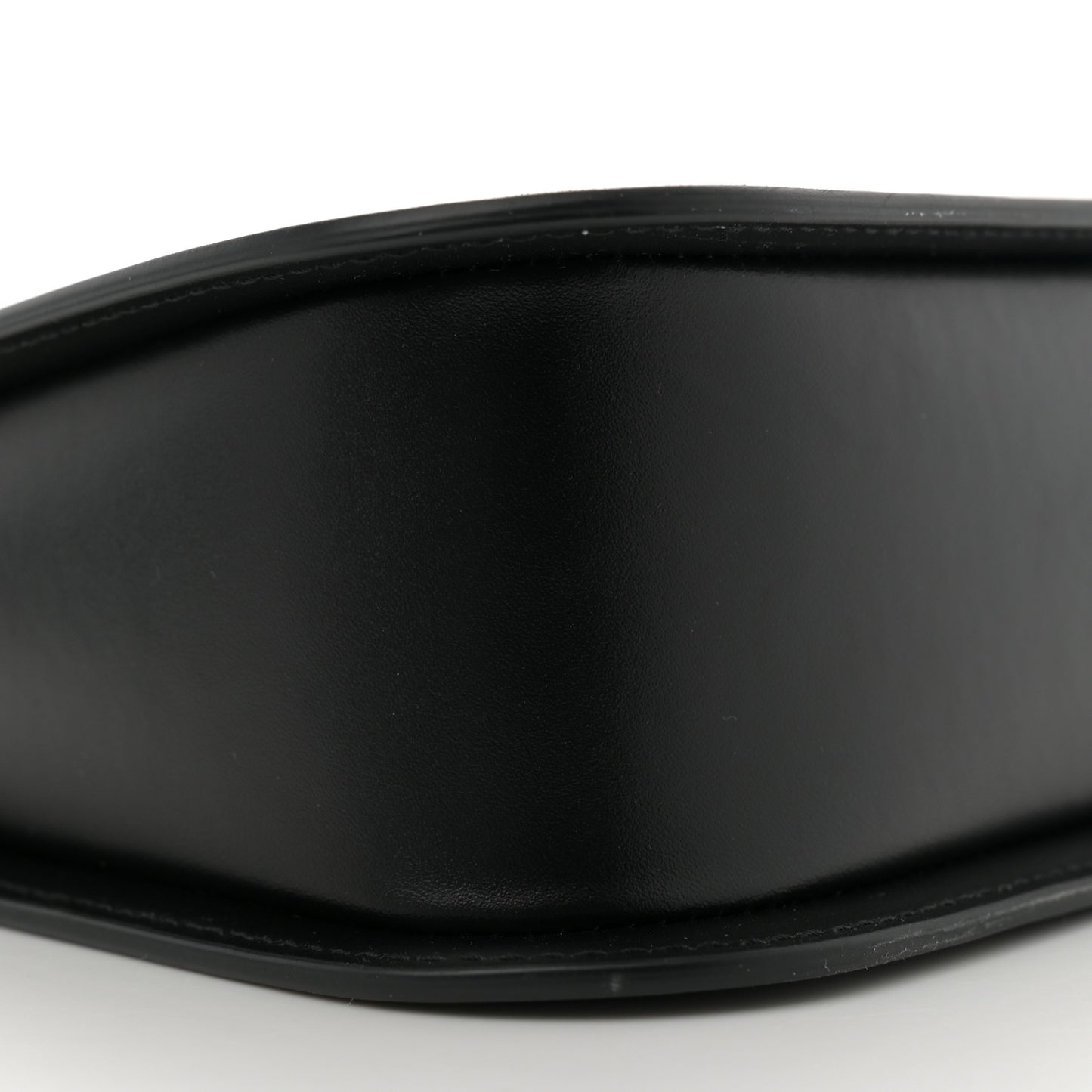 Calfskin CD Signature Mini Hobo Bag Black