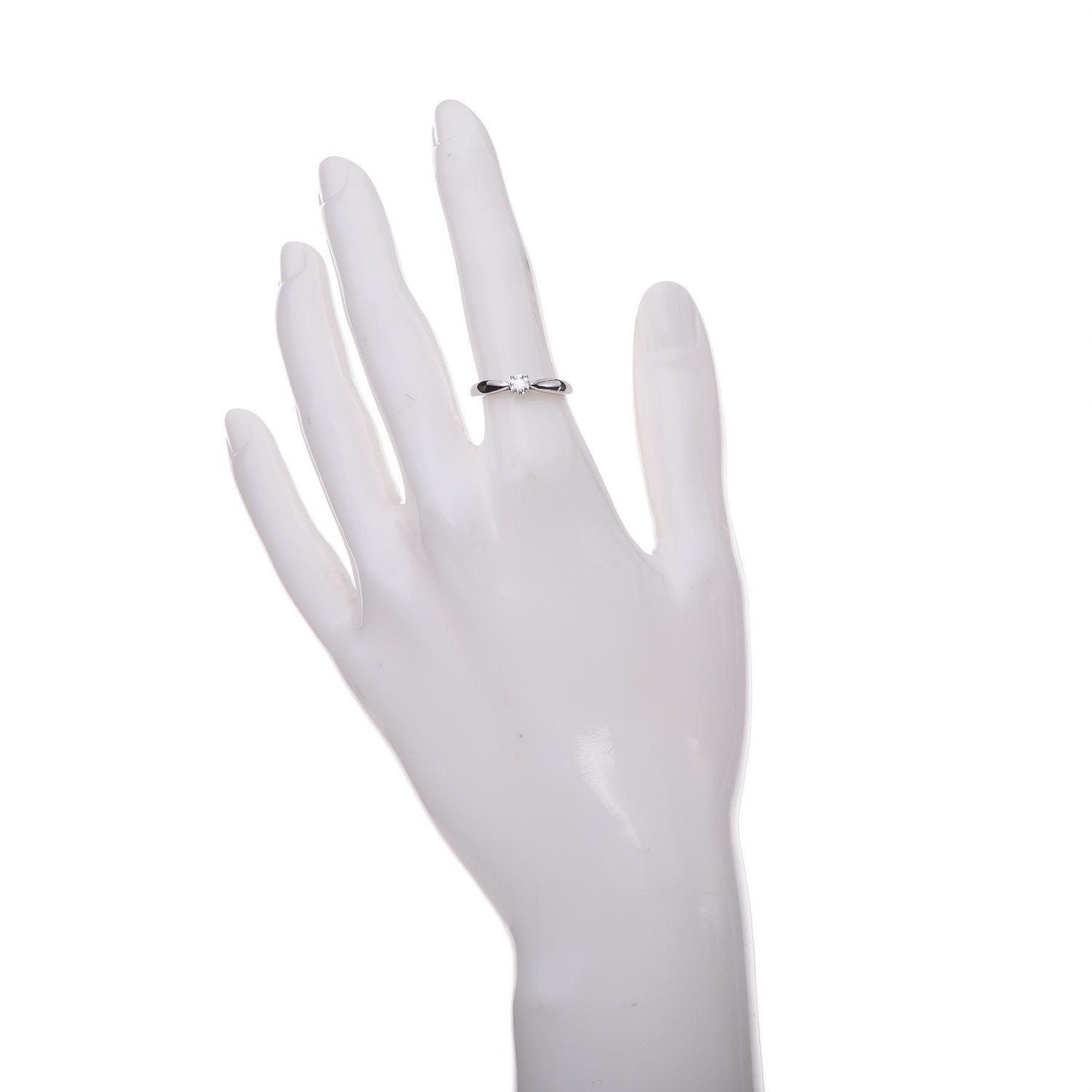 Tiffany Platinum Diamond .18ct Harmony Solitaire Engagement Ring 50 5.5 2 of 6