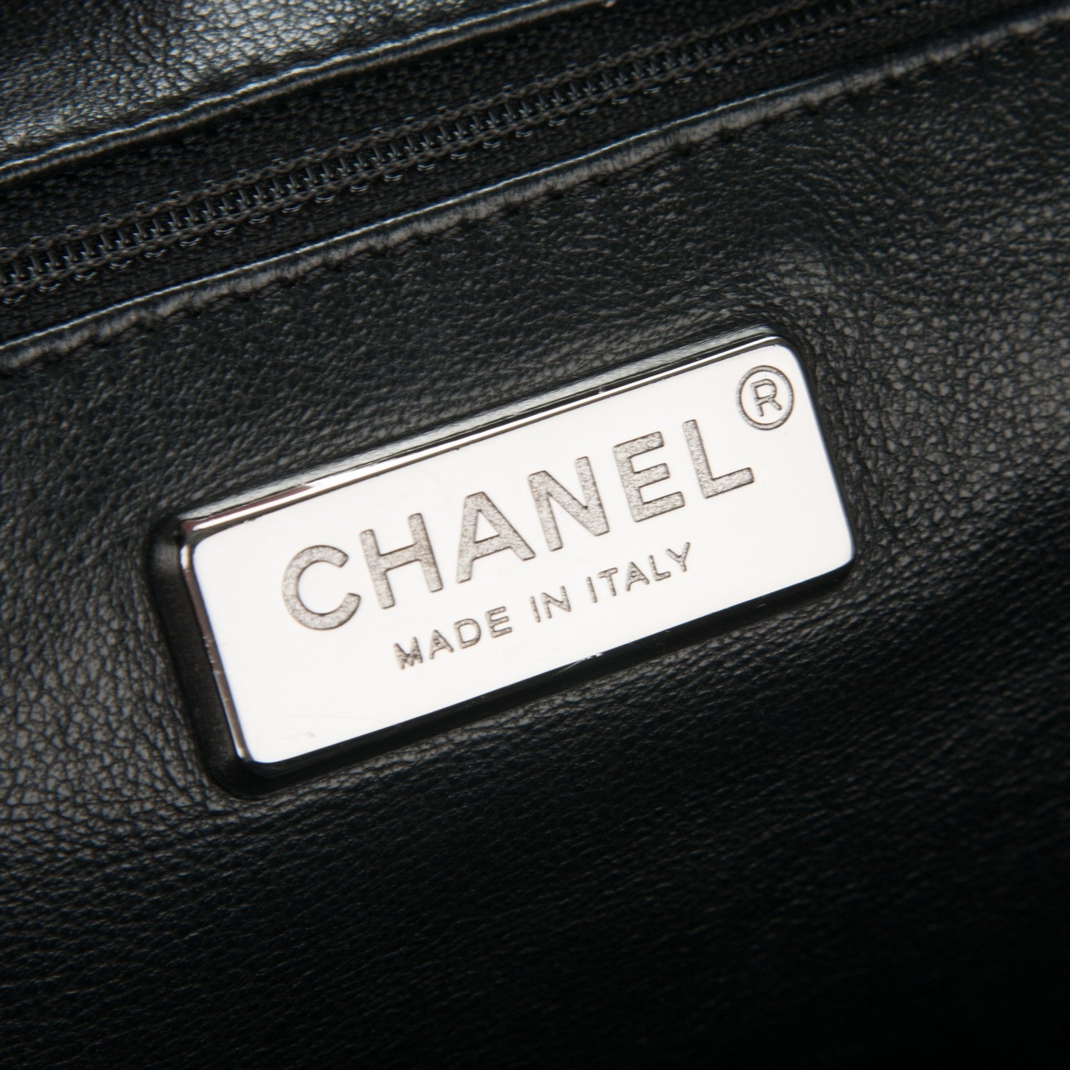 Chanel Deerskin Large Luxe Ligne Bowler Black 7 of 8