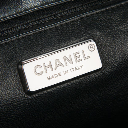 Chanel Deerskin Large Luxe Ligne Bowler Black 7 of 8