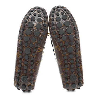 Louis Vuitton Patent Reverse Monogram Gloria Loafers 36 5 of 7
