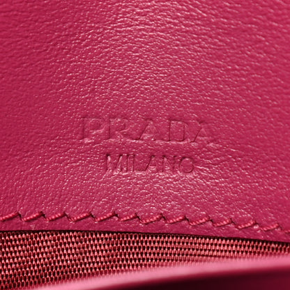 Prada Tessuto Nylon Quilted Continental Flap Wallet Ibisco 7 of 8