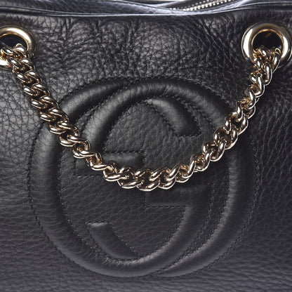 Gucci Pebbled Calfskin Small Soho Bowler Black 8 of 10