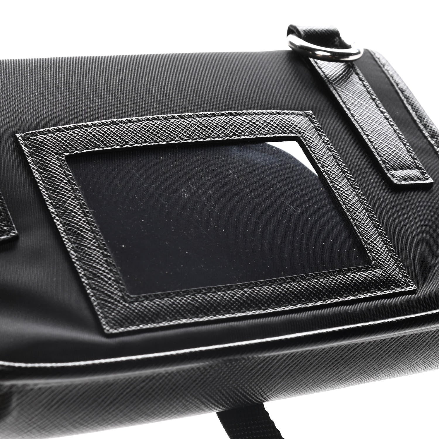Prada Re-Nylon Saffiano Smartphone Case Crossbody Black 11 of 12