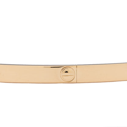 Cartier 18K Yellow Gold 6 Diamond Small LOVE Bracelet 19 4 of 7