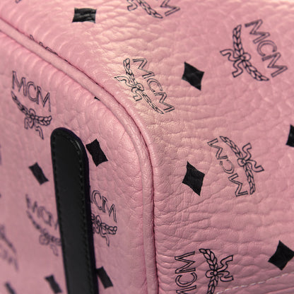 MCM Visetos Medium Liz Reversible Shopper Tote Soft Pink 9 of 19