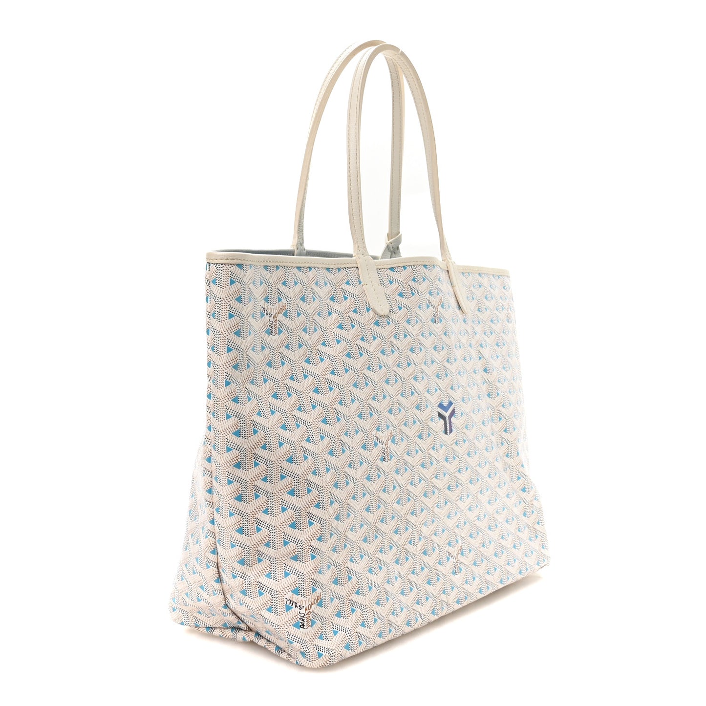 Goyardine Saint Louis Claire Voie PM White Opaline