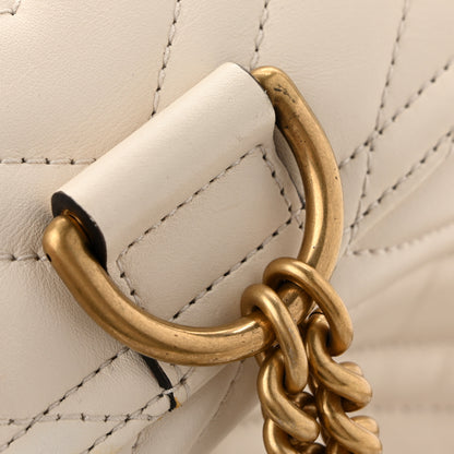Gucci Calfskin Matelasse GG Marmont Flap Backpack White 12 of 12