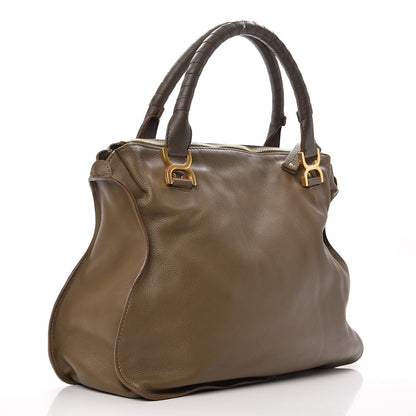 Chloe Calfskin Large Marcie Satchel Anchor Grey 3 of 9