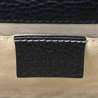 Gucci Dollar Calfskin Crystal Web Mini Dionysus Bamboo Top Handle Bag Black Black Diamond 5 of 5