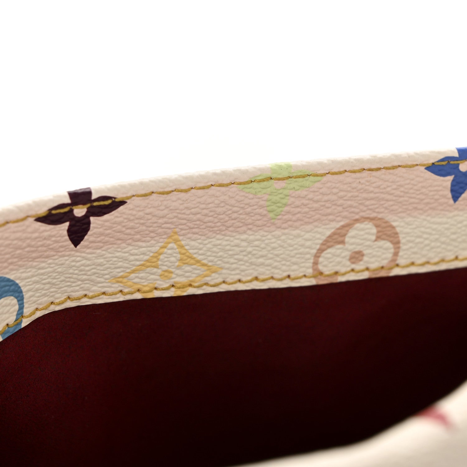 Louis Vuitton Monogram Multicolor Beverly MM White 10 of 13