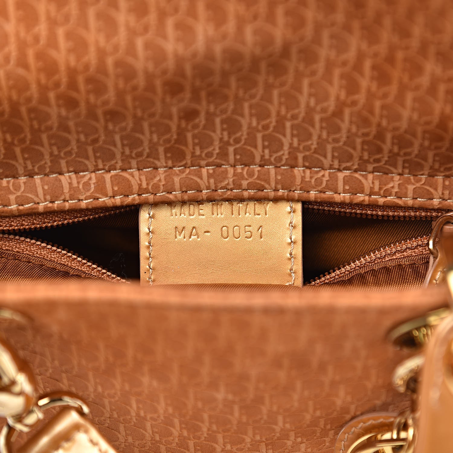 Christian Dior Nylon Diorissimo Mini Lady Dior Beige 7 of 11