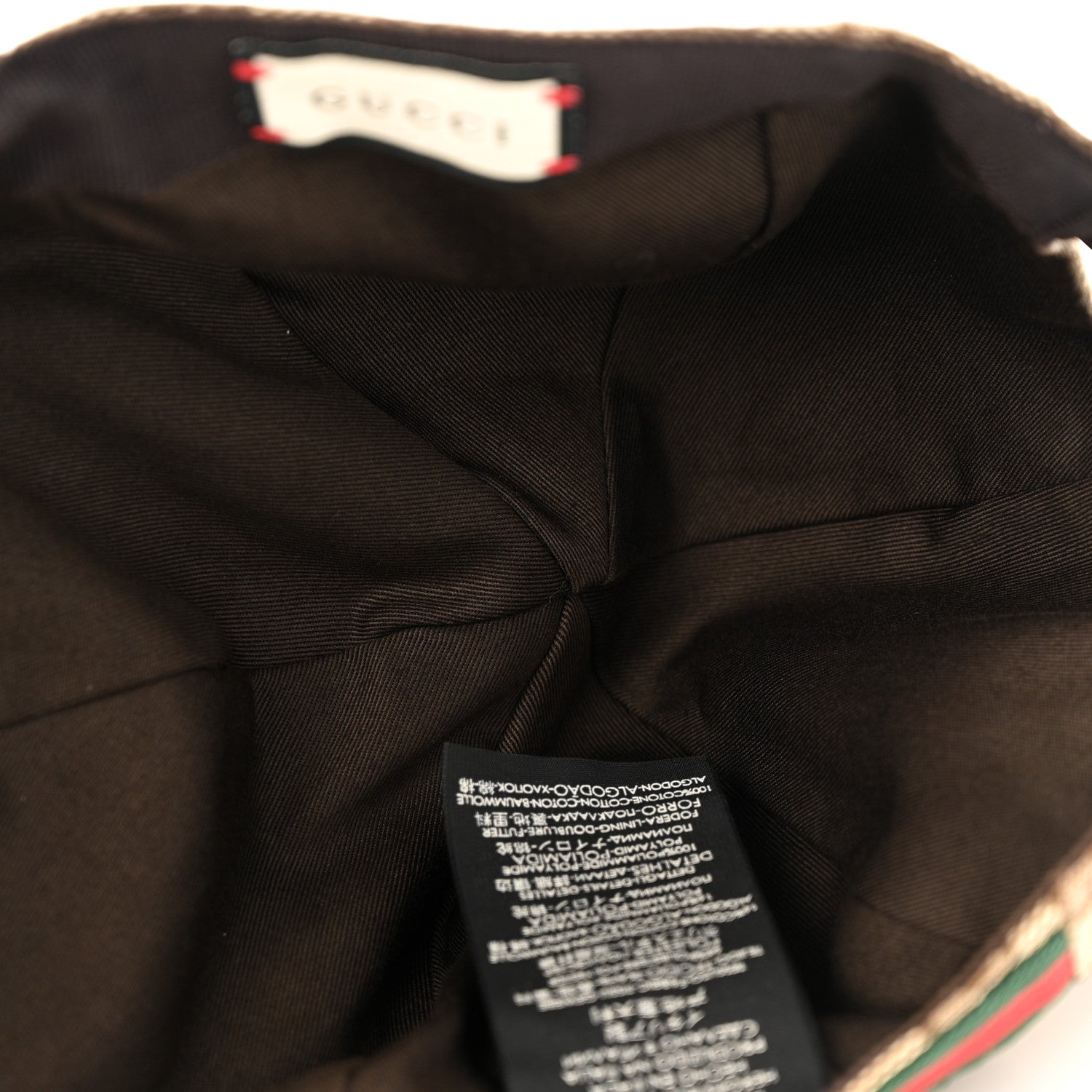 Gucci Monogram Web Baseball Hat L Beige Cocoa 7 of 9