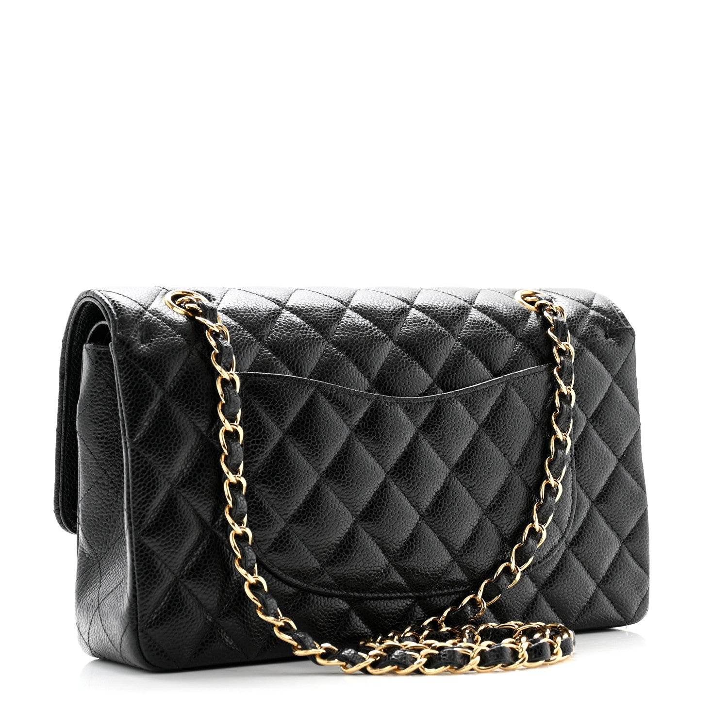 Chanel Caviar Quilted Medium Double Flap Black 3 of 11