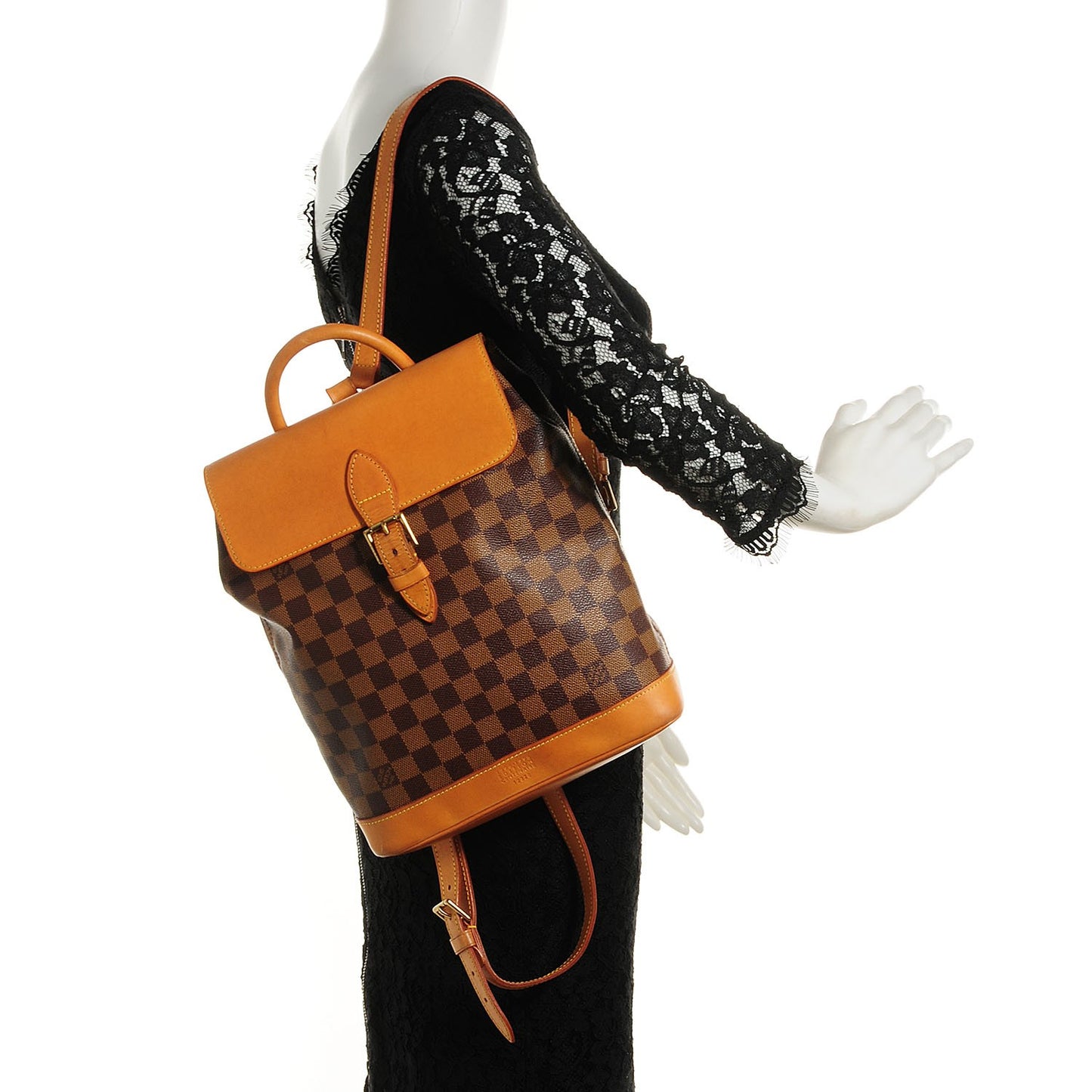 Damier Ebene Soho Centenaire Backpack