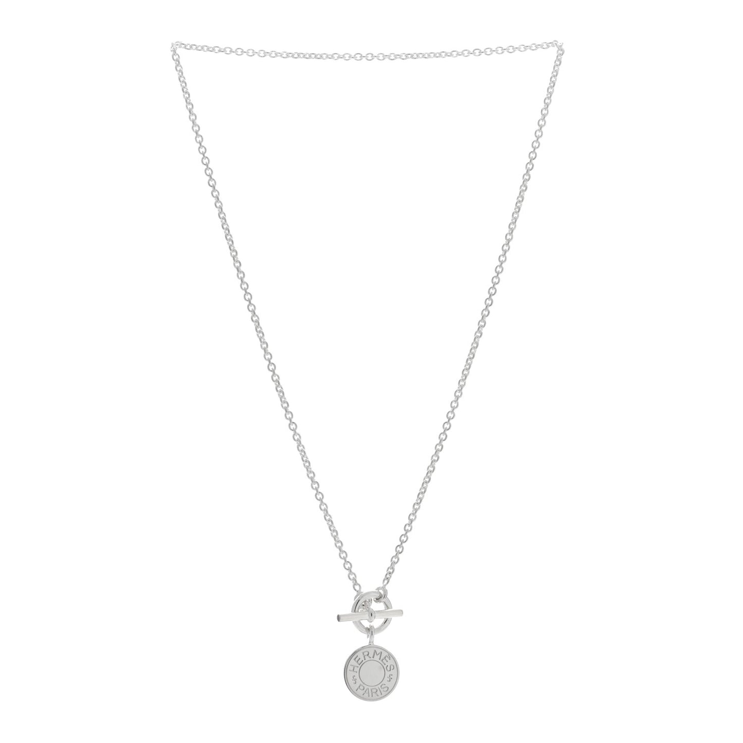 Sterling Silver Amulettes H Confettis Pendant Necklace