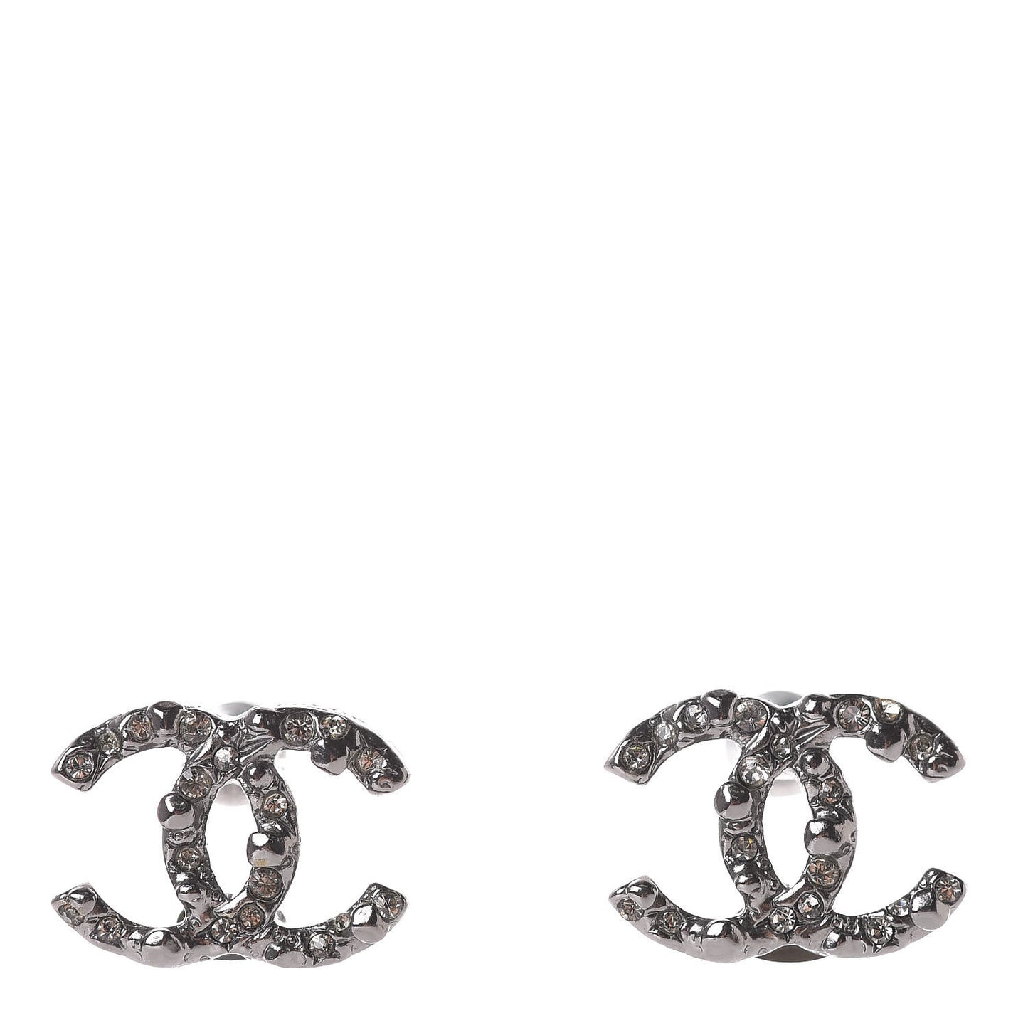 Ruthenium Crystal CC Earrings