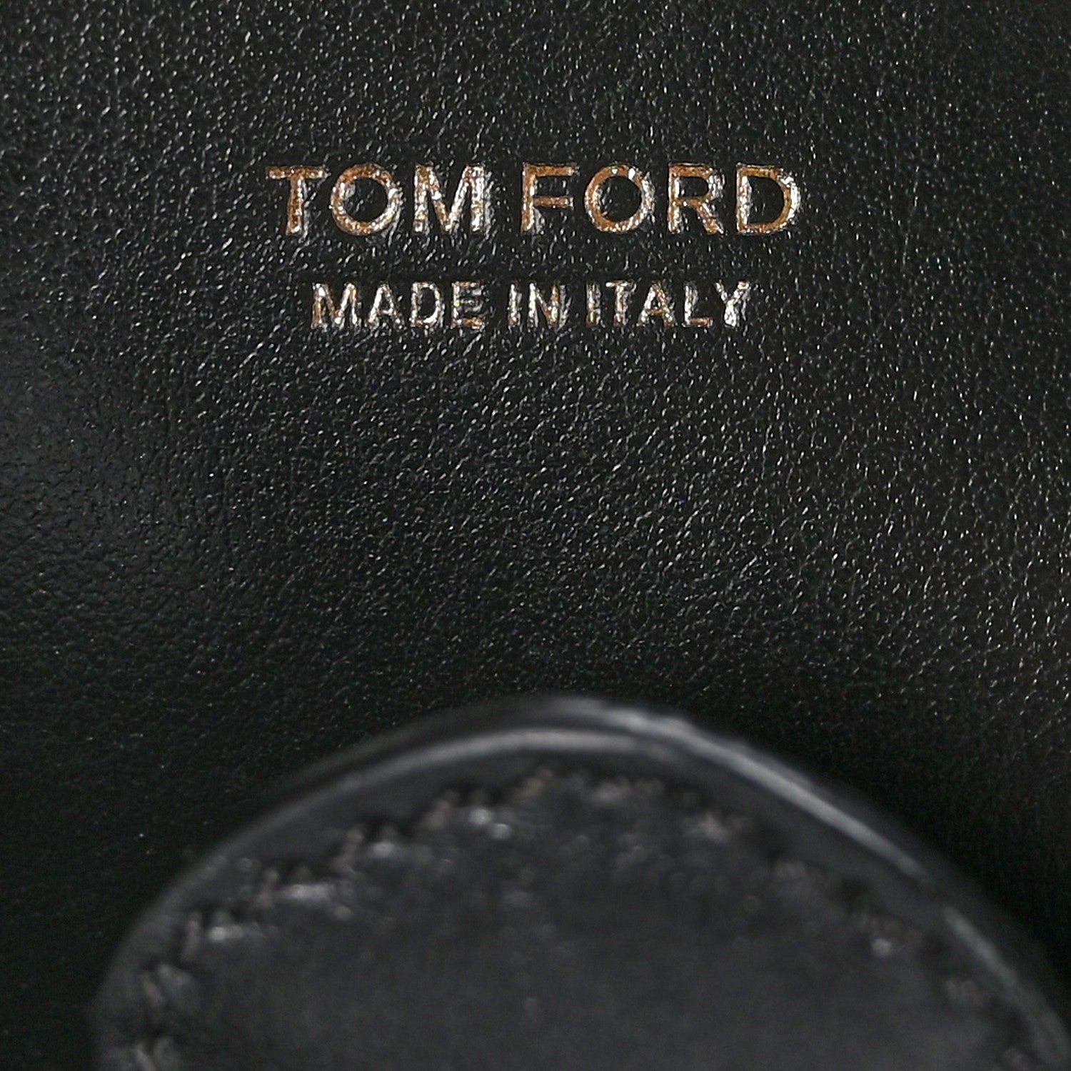 Tom Ford Calfskin Mini T Twist Top Handle Bag Black 6 of 11