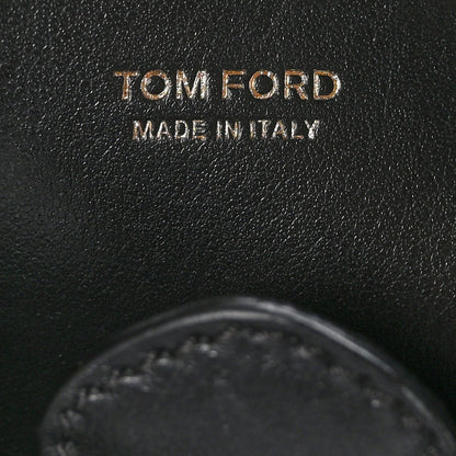 Tom Ford Calfskin Mini T Twist Top Handle Bag Black 6 of 11