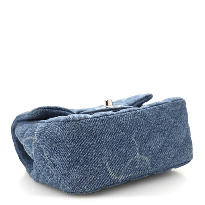 Chanel Denim CC Quilted Mini Square Flap Blue 4 of 11