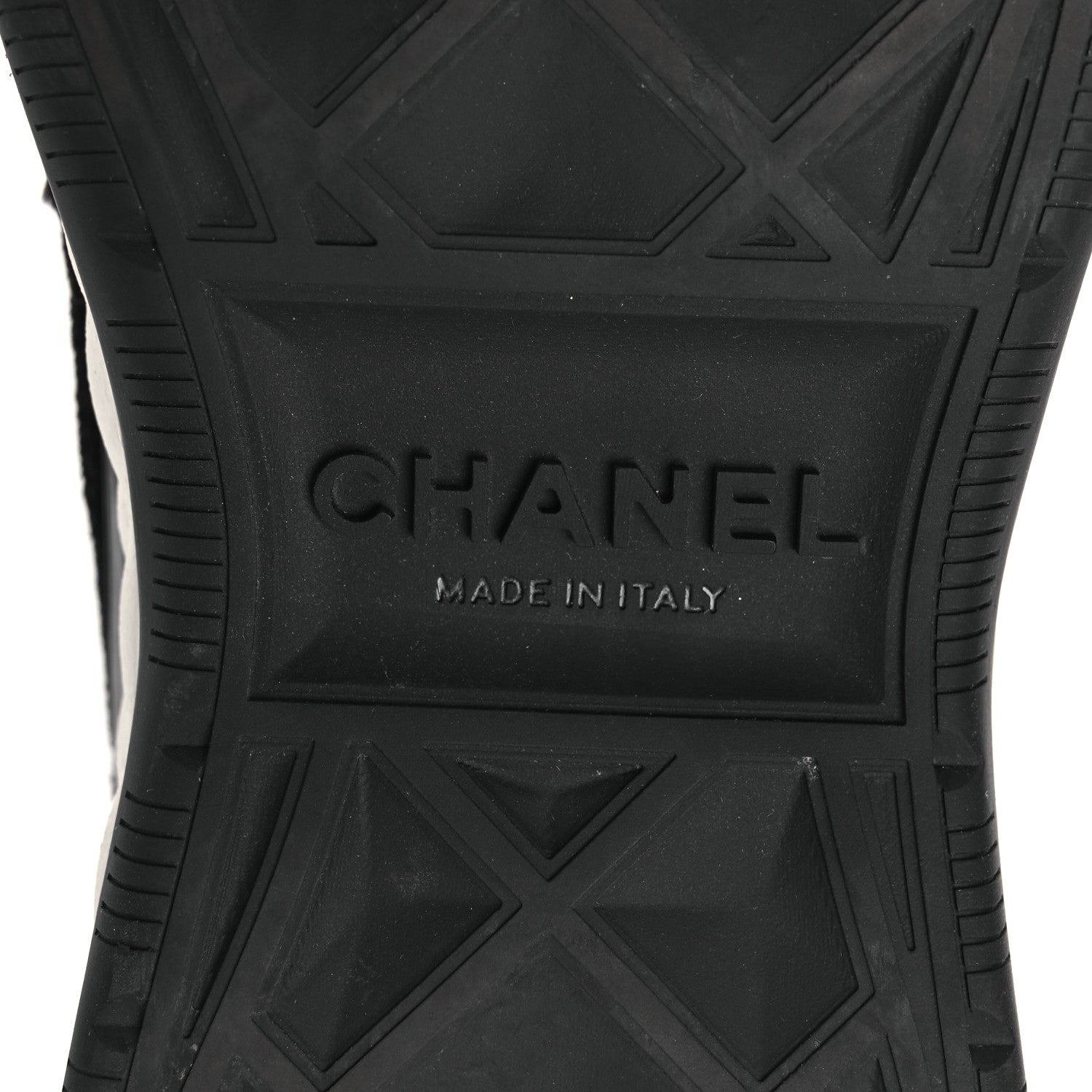 Chanel Suede Calfskin Nylon Grosgrain CC Sneakers 36 Black 7 of 10