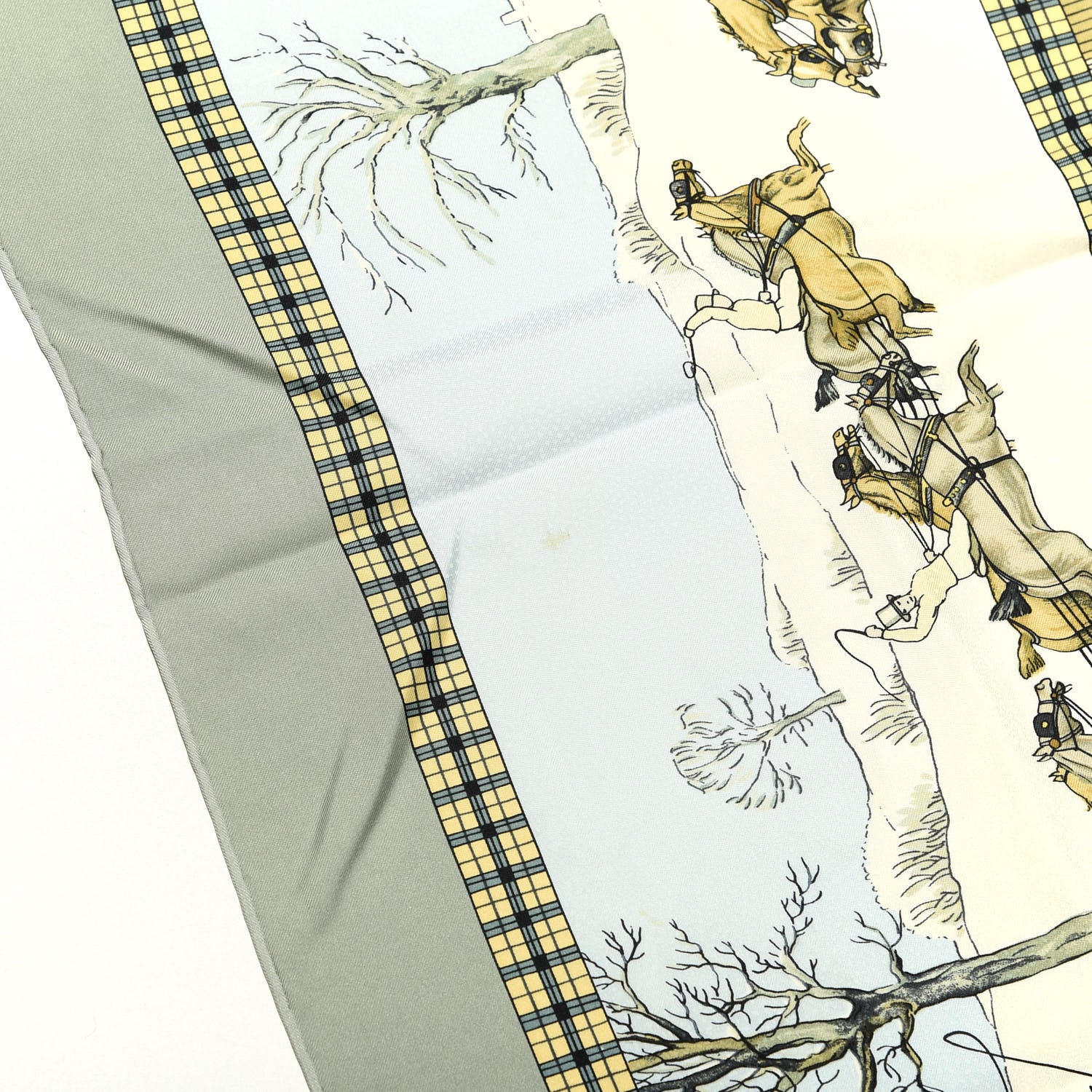 Hermes Silk L'hiver En Poste Scarf 90 2 of 6