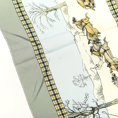Hermes Silk L'hiver En Poste Scarf 90 2 of 6