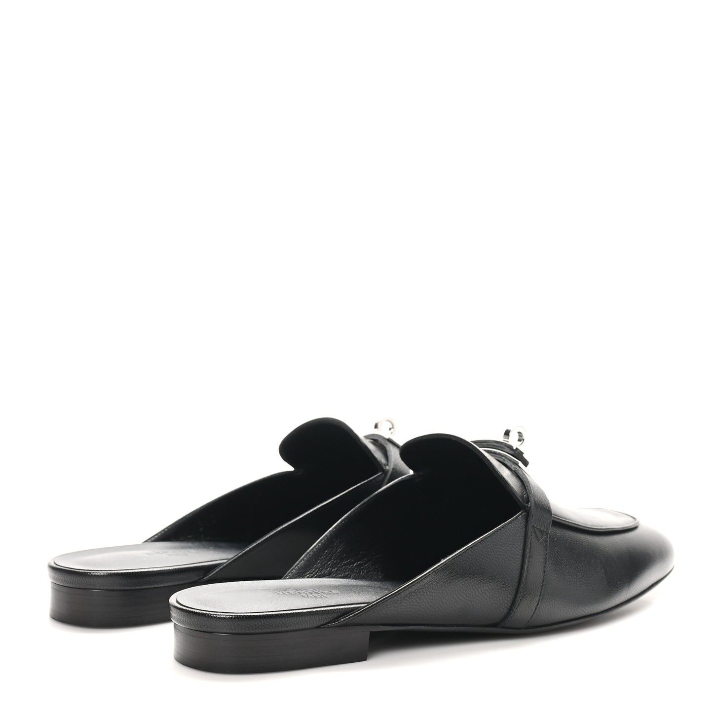 Goatskin Oz Mules 40 Black