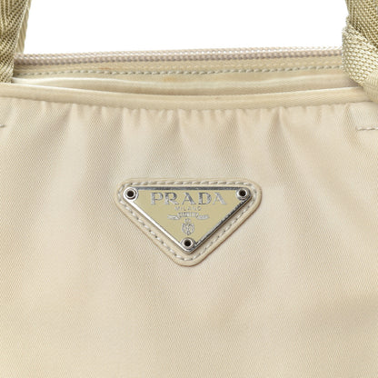 Prada Tessuto Nylon Top Handle Bag Sabbia 8 of 8