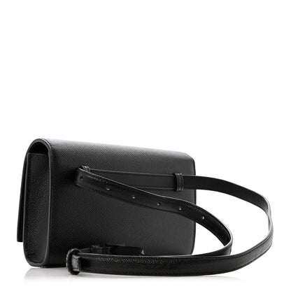 Saint Laurent Grain De Poudre Monogram Kate Belt Bag Black 3 of 11