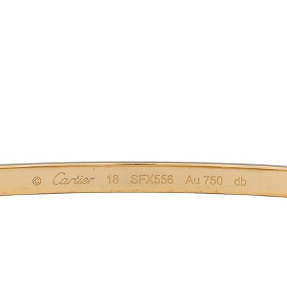 Cartier 18K Yellow Gold Small LOVE Bracelet 18 3 of 4