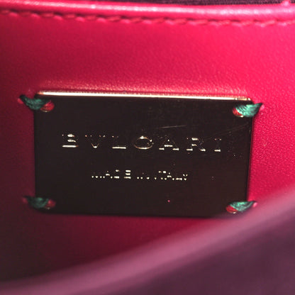 Bulgari Calfskin Galuchat Serpenti Forever Crossbody Red 6 of 11