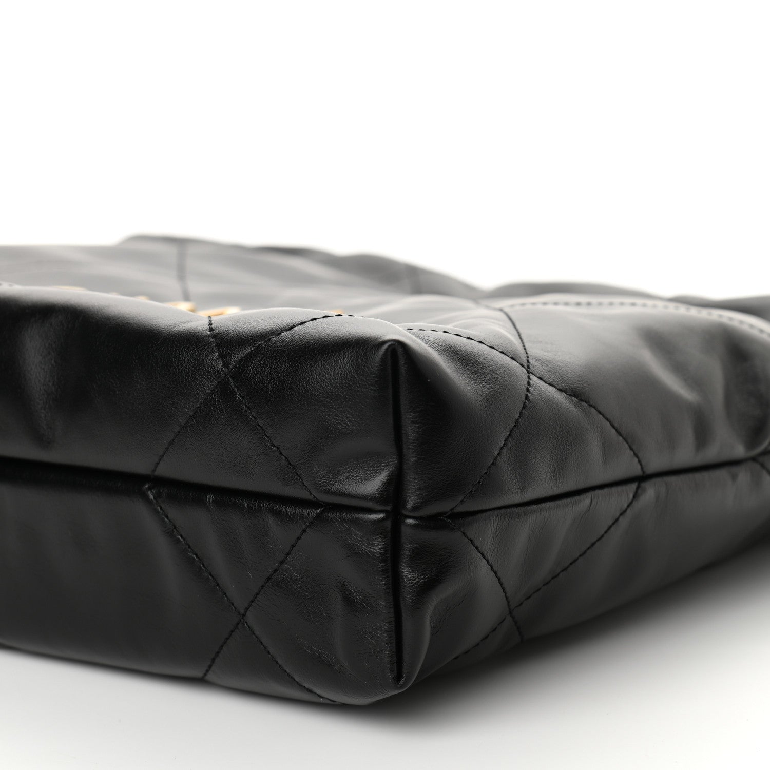 Chanel Shiny Calfskin Quilted Small Chanel 22 Black 11 of 11