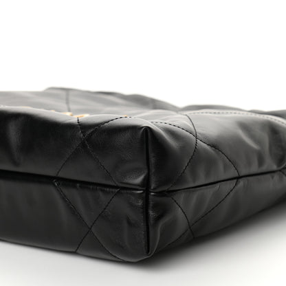 Chanel Shiny Calfskin Quilted Small Chanel 22 Black 11 of 11