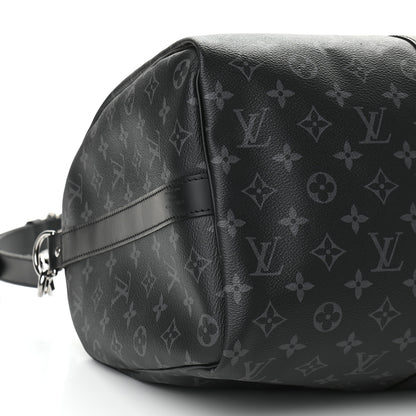 Louis Vuitton Monogram Eclipse Keepall Bandouliere 45 8 of 9
