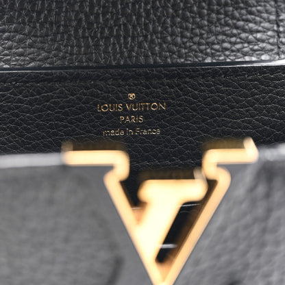 Louis Vuitton Taurillon Mini Capucines Black 6 of 9