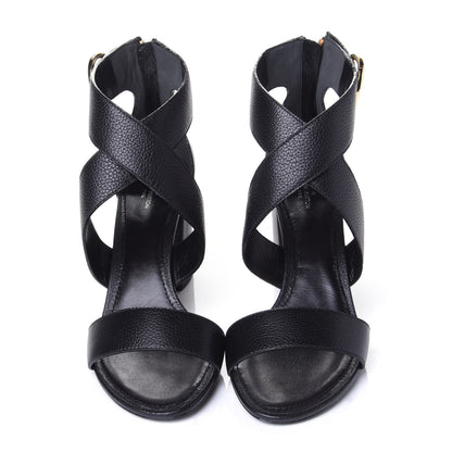 Louis Vuitton Calfskin Horizon Sandals 40 Black 5 of 10