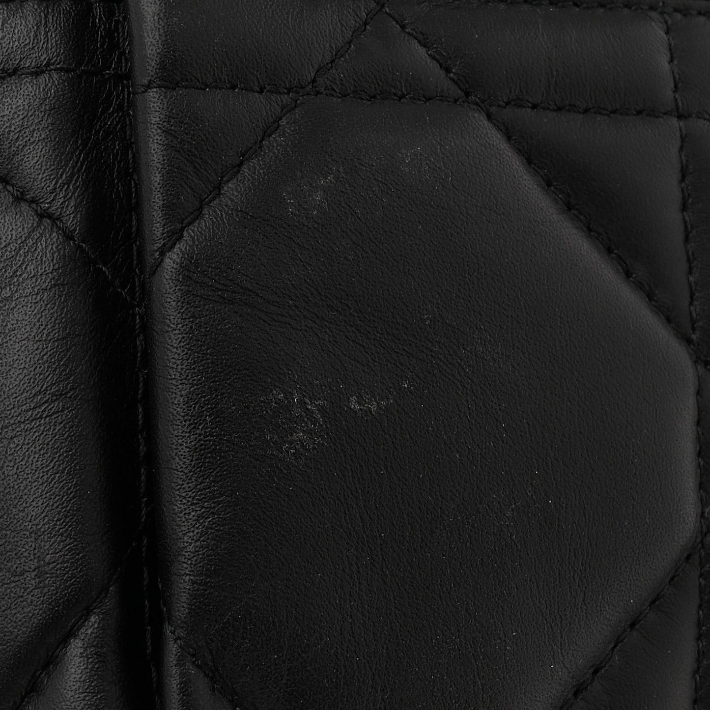 Calfskin Macrocannage Large Toujours Black